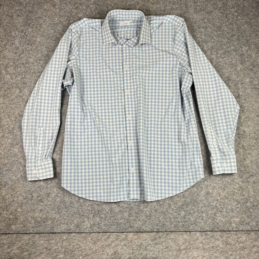 Mizzen + Main Leeward Shirt Blue And White‎ Size XL